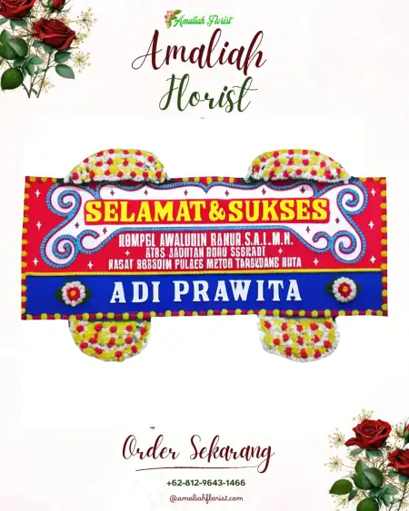 Papan Bunga Ucapan Selamat Seilale